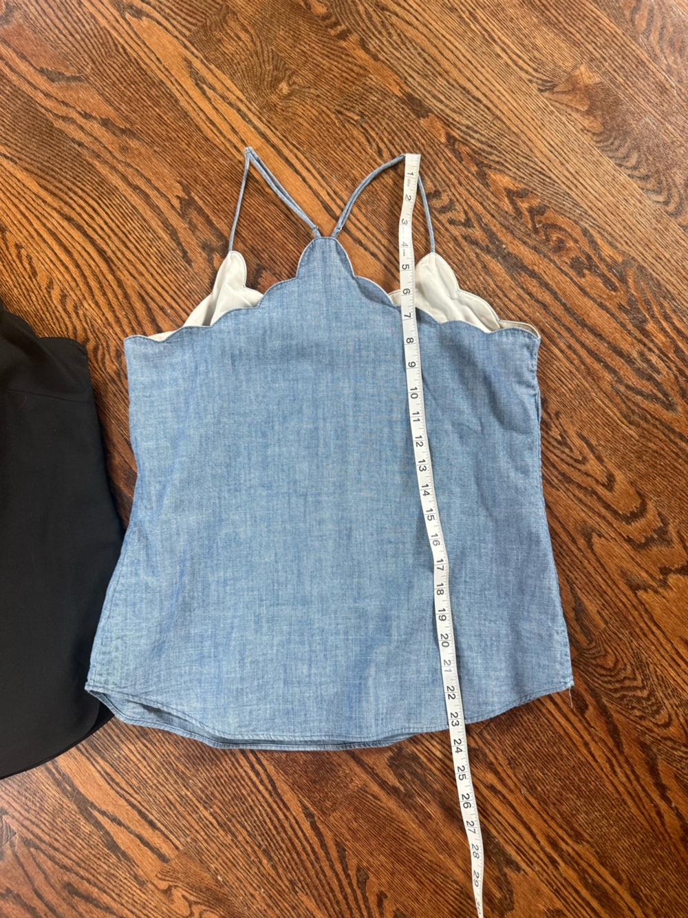 Lot of 2 J. Crew scallop tank tops adjustable straps size 4 - Picture 3 of 3